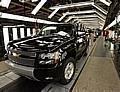 An E85-capable Chevrolet Tahoe proceeds down the line at the General Motors Arlington Assembly Plant in Arlington.